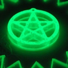 Ciondolo pentacolo fluo - ciondolo,