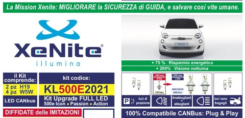Xenite kit full led originale - xenite,