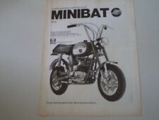 advertising Pubblicità 1972 GARELLI MINI BAT MINIBAT 50