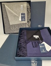 Sciarpa stola Johnstons of Elgin 100% cashmere, misura 180 x 70 cm - nuova con scatola