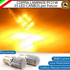 COPPIA LAMPADE PY21W BAU15S CANBUS 35 LED SAAB 9-3 X FRECCE POSTERIORI NO ERROR