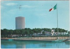 MARINA DI MASSA - PISCINA E TORRE FIAT - VIAGG. 1958 -10228-
