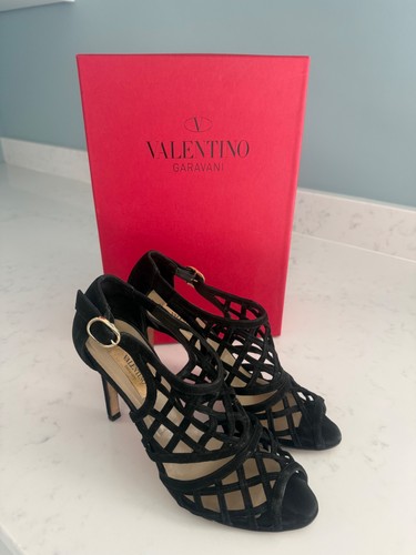 Valentino garavani black suede - valentino,