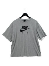 Nike T-Shirt Uomo L Grigio