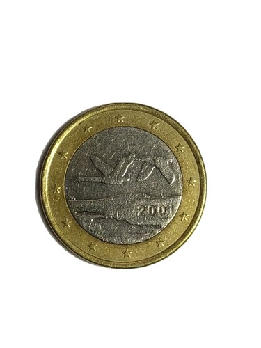 Moneta euro finlandia - moneta, 1