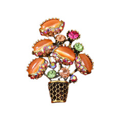 Spilla spilla costume pianta