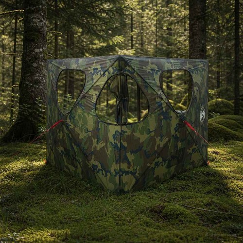 Tenda caccia con tetto - da,