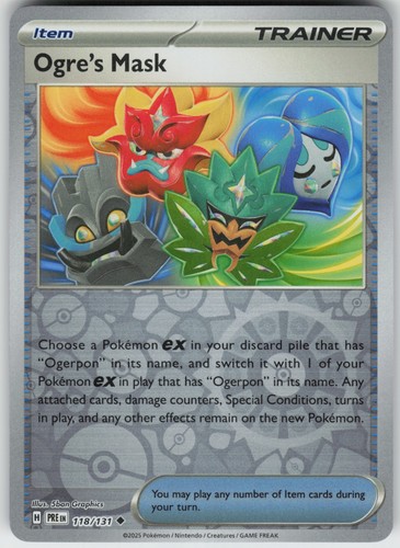Reverse holo orco s mask - po-01, orco's
