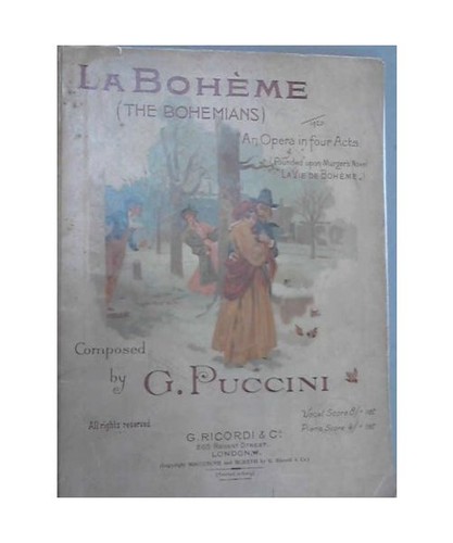 Boheme ricordi opera full - la, [ricordi
