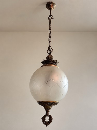 Lampada sospensione ottone - lampada,