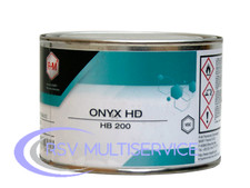 R-M HB 200 | Onyx HD vernice base opaca carrozzeria automobile | Nero 0,5 litri