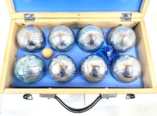 Set palline da bocce vintage Petanque Sportcraft made in Italy