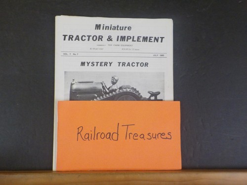 Miniature tractor implement - miniature,