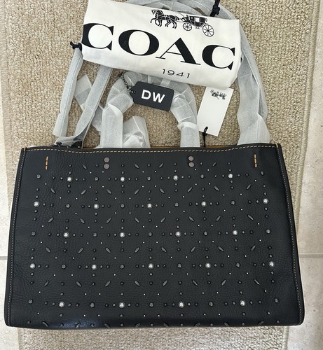 Coach black prairie rivet - black,