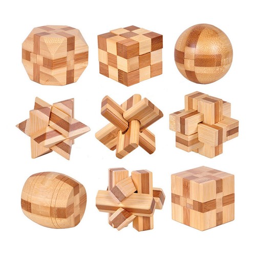 Set rompicapo legno - da, 9