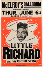 Poster concerto Little Richard