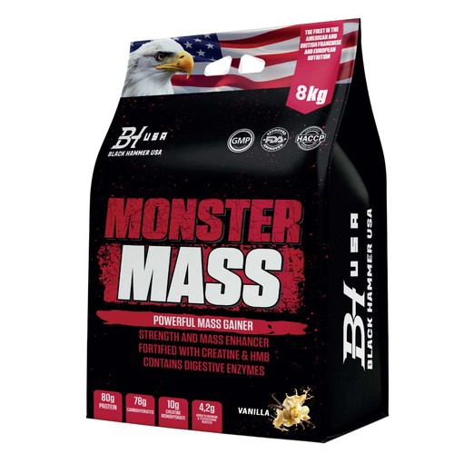 Monster mass 8kg vaniglia - mass,