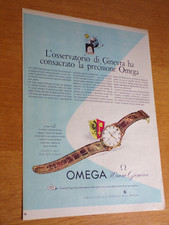 OMEGA 30 MM GENEVE OROLOGIO ANNO 1955 ANNI '50=PUBBLICITA=ADVERTISING=WERBUNG