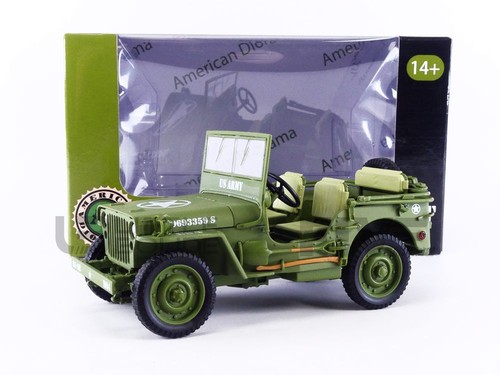 American diorama jeep - -,