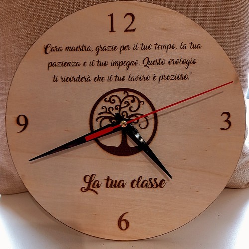 Orologio parete legno - orologio, da