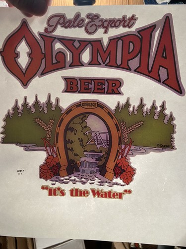 Birra olympia vintage rara - olympia,