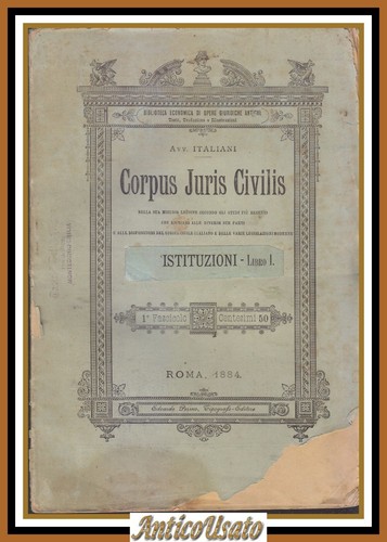 Corpus juris civilis nella sua - corpus,