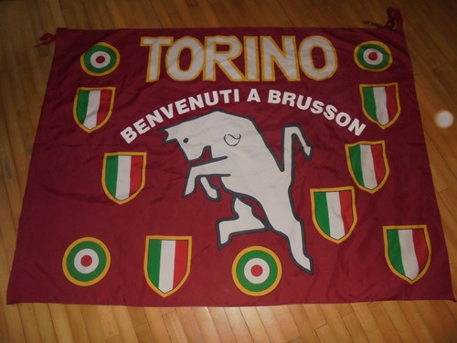 Torino calcio rara bandiera - -,