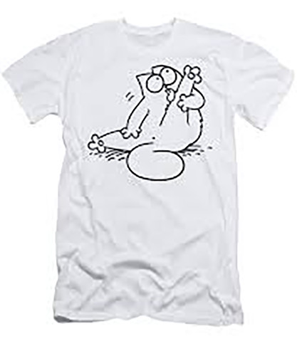 Shirt simon cat caricature - t-shirt, simon's