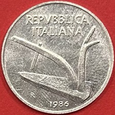 Moneta lire 1986 spighe - lire,