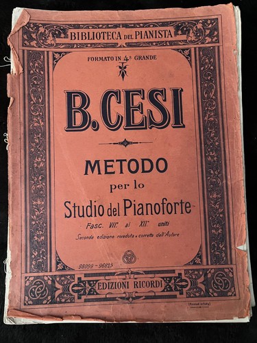 Spartito epoca cesi - spartito, d'epoca