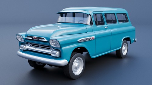 Chevrolet suburban 1959 shell - suburban,