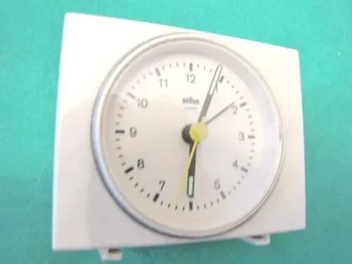 Sveglia analogica bianca alarm - sveglia,