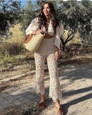 Pantalone all'uncinetto Zara