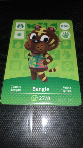Carte amiibo animal crossing - carte,
