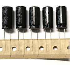 5X 2200UF 16V RUBYCON CONDENSATORE ELETTROLITICO +- 10% H.20XD.10 N.5 PZ. japan