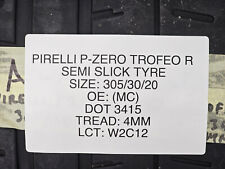 PIRELLI P-ZERO TROFEO R 305 30