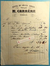 ● TARBES circa 1850 Hôtel