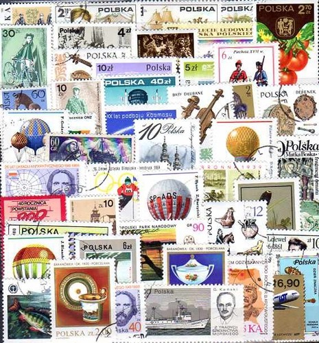 Pologne poland 1000 timbres - -,