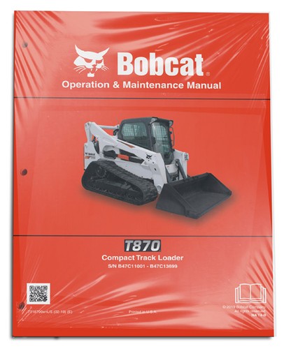 Bobcat t870 track loader - t870,