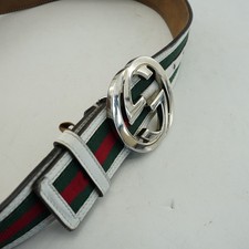 Gucci Cintura Web Verde Rosso