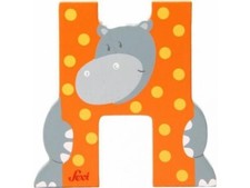 SEVI- Lettera H Arancio- HIPPO