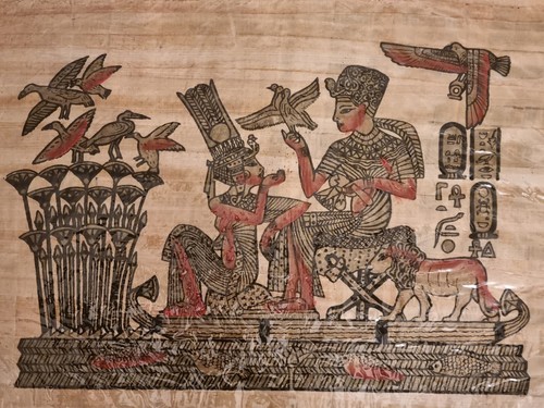 Papiro egizio autentico - egizio,