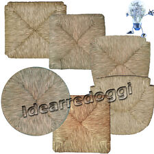 Sedili per sedia in paglia di palustre