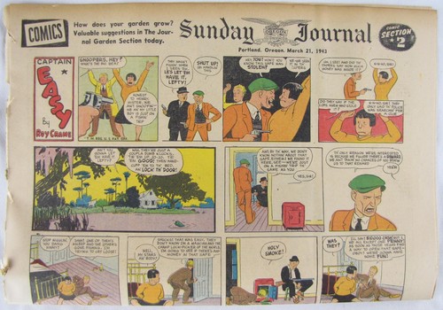 Striscia fumetti giornale