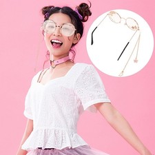 Occhiali Kawaii con catena