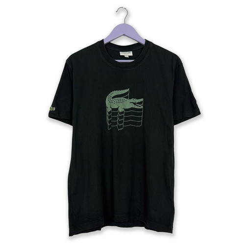 Shirt lacoste nera con - t,