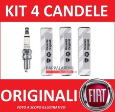 KIT 4 CANDELE ORIGINALI FIAT DOBLO (263) 1.4 Natural Power METANO DAL 2010 IN PO