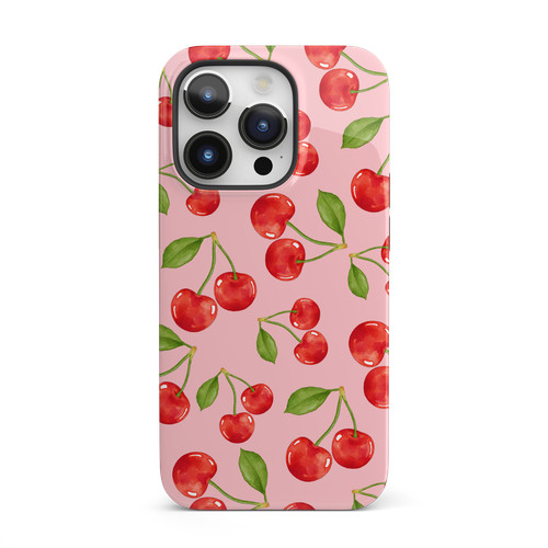 Custodia iphone rosa ciliegia - custodia,