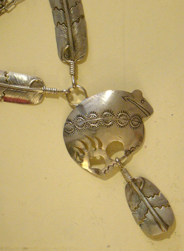 Collana vintage fatta mano - a,
