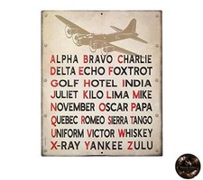 Insegna pilot code alfabeto - pilot,